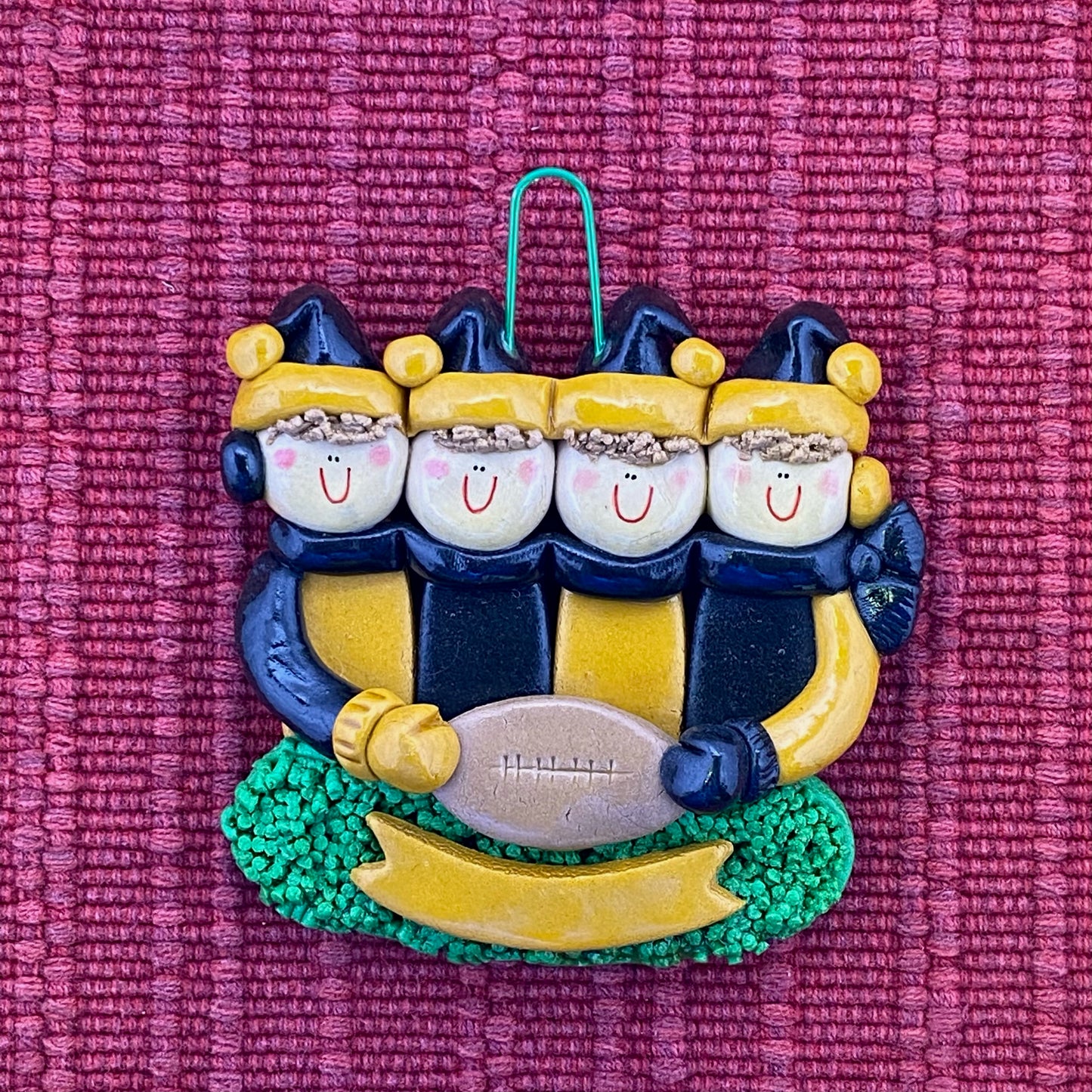 Football Family (Old Gold/Black)