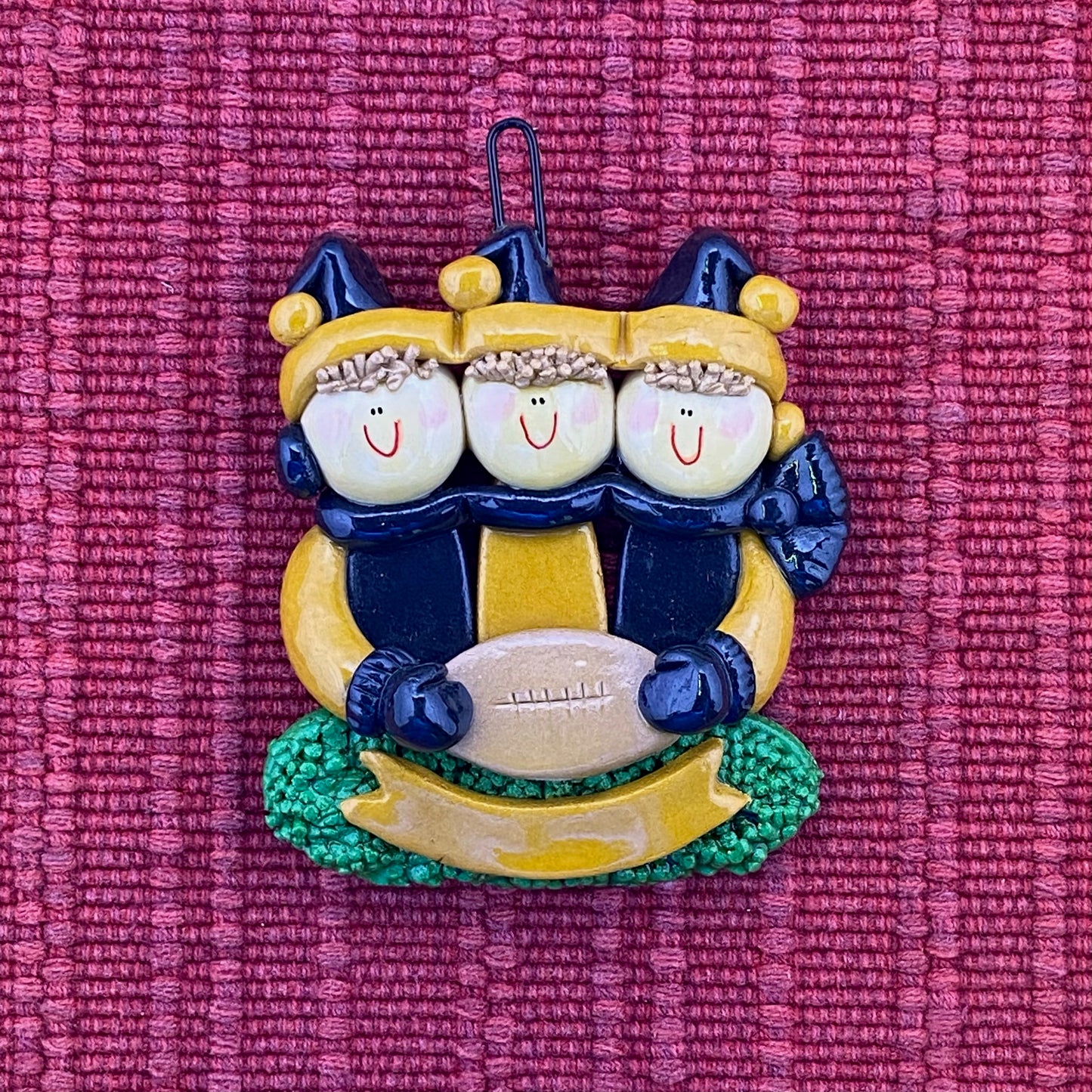 Football Family (Old Gold/Black)