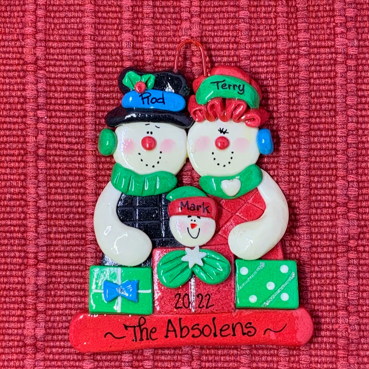 Snow Gift Family (3 Names)