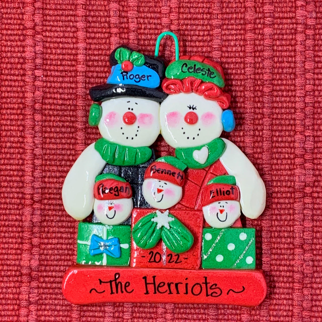 Snow Gift Family (5 Names)