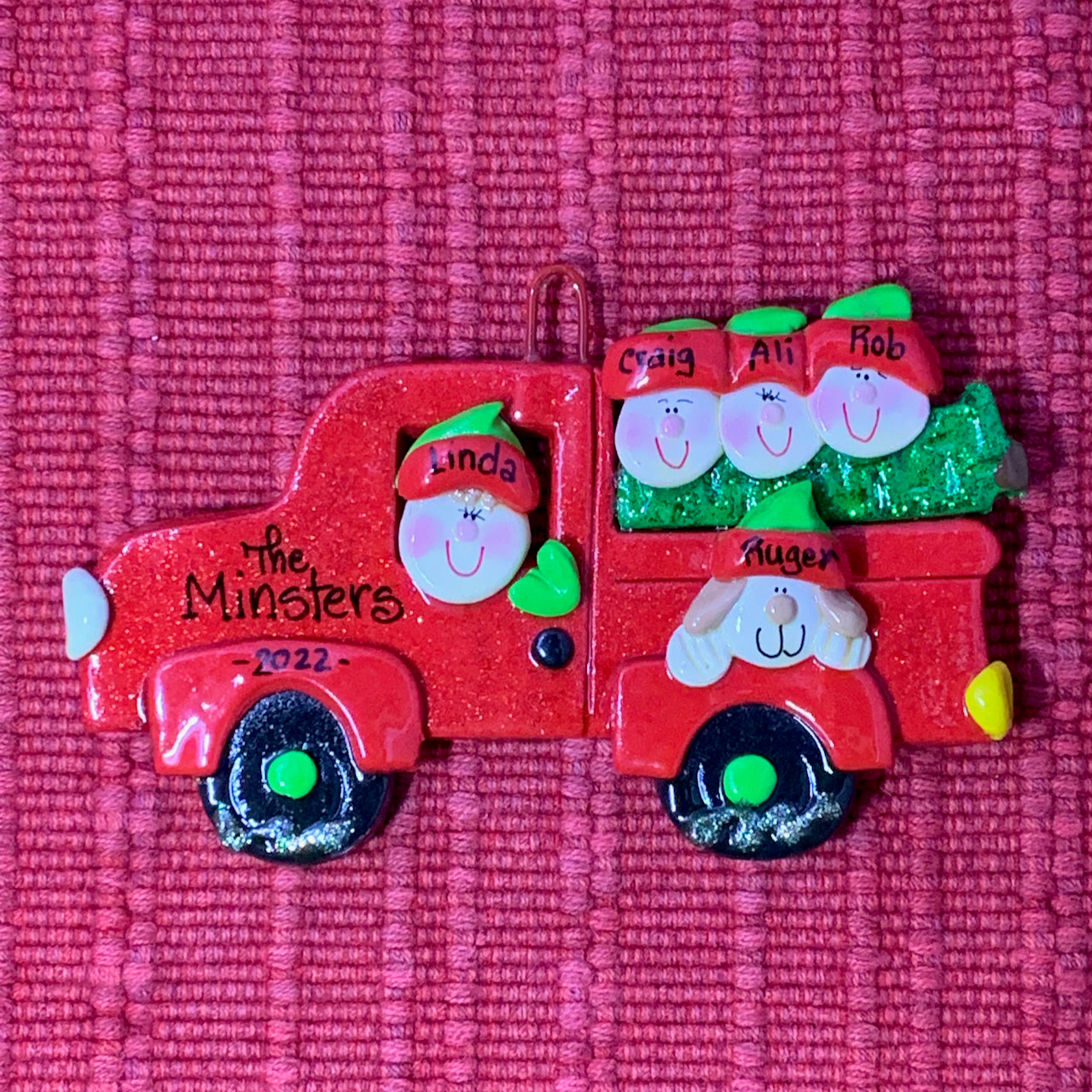 Single Parent Farmhouse Truck (3 Children, 1 Dog)