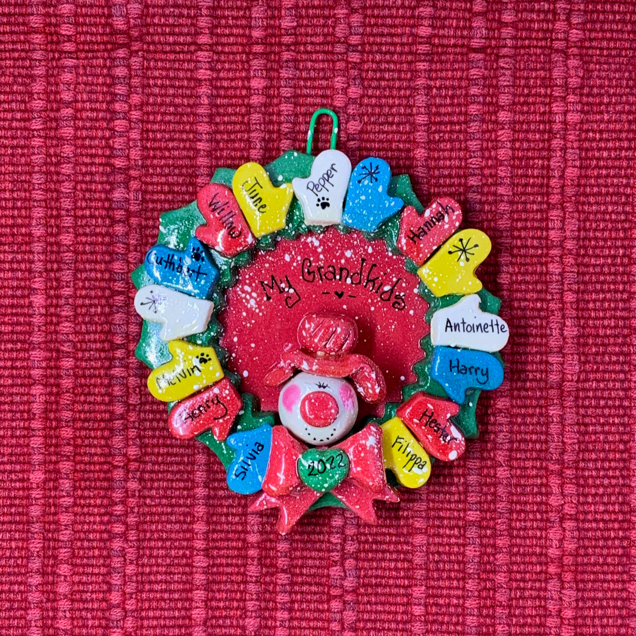 Grandma's Mitten Wreath