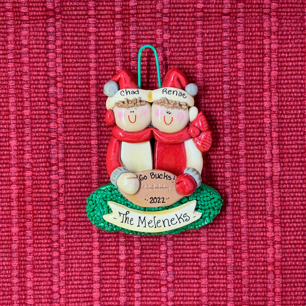 Football Couple (Red/Grey)