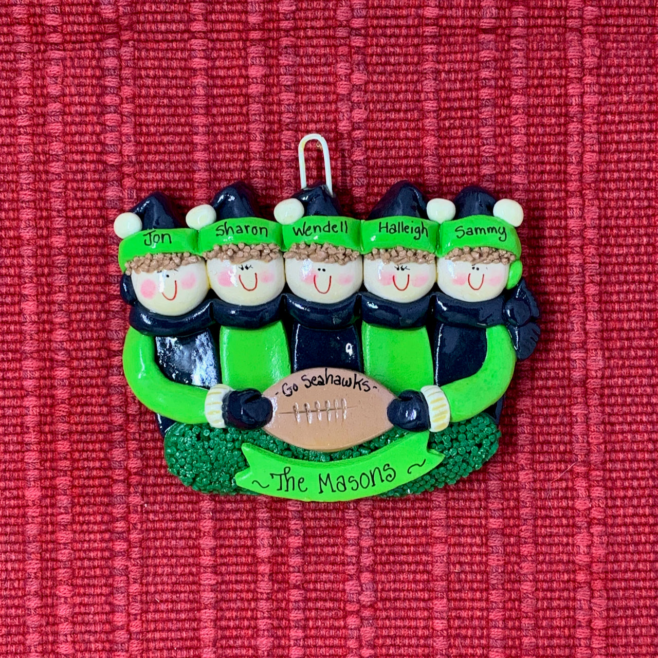 Football Family (Blue/Bright Green)