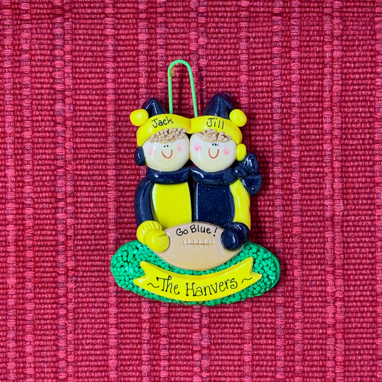 Football Couple (Maize/Blue)