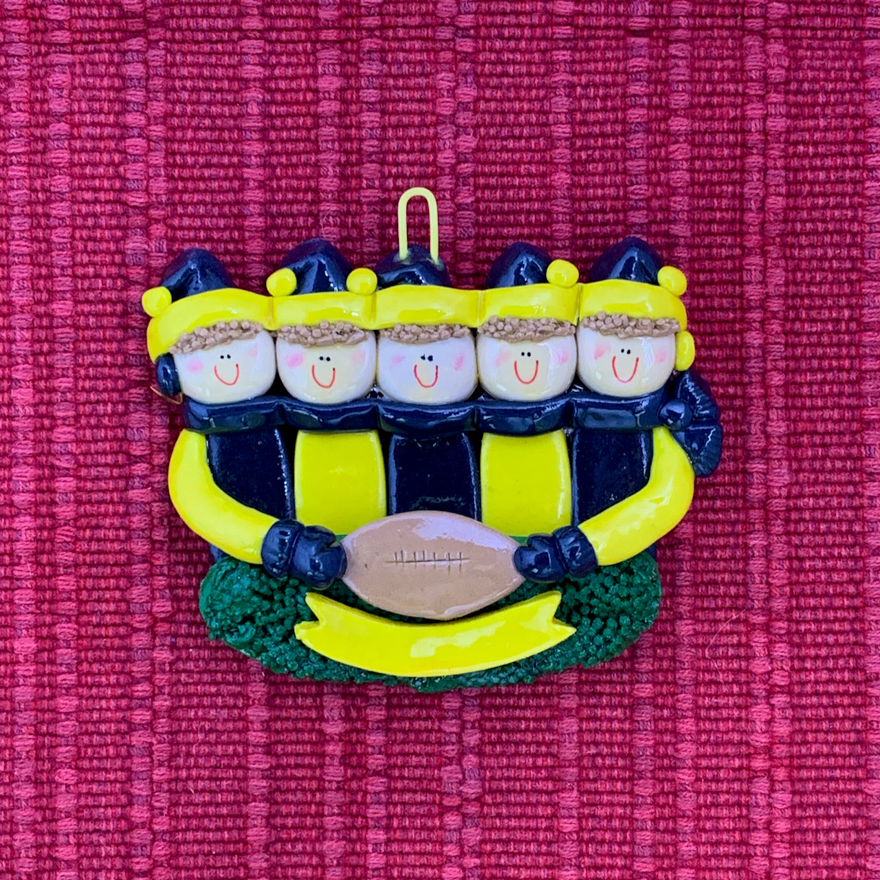 Football Family (Maize/Blue)