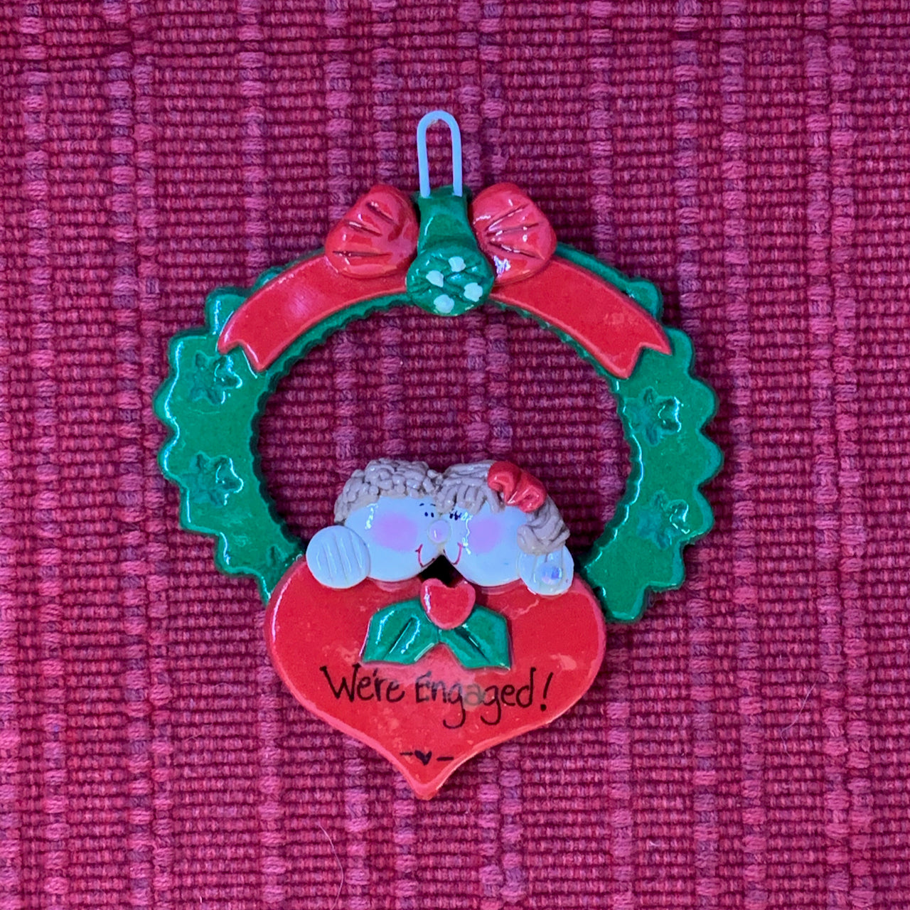 Engaged Couple with Diamond (Brunette Girl)