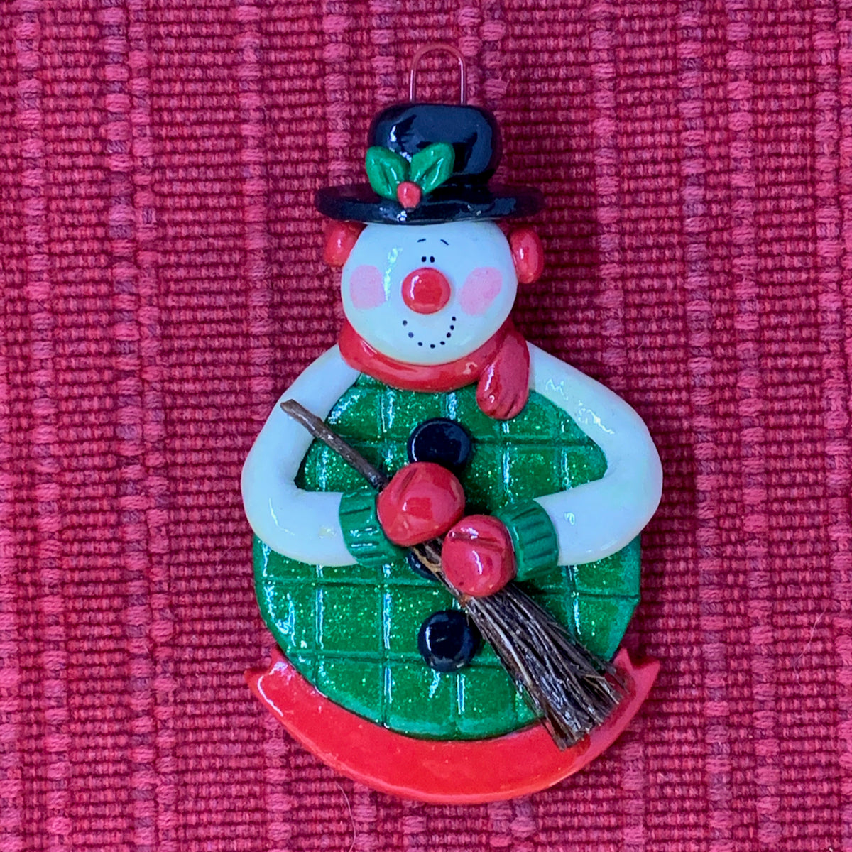 Snowman with Broom