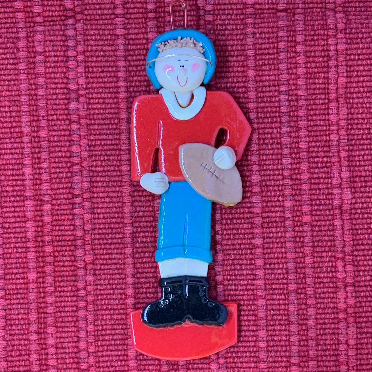 Football Boy (Red/Blue)