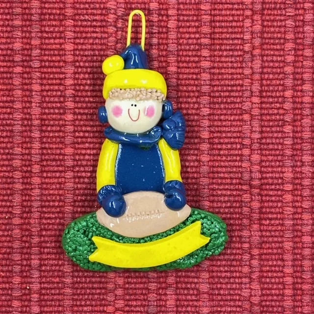 Football Individual (Maize/Blue)