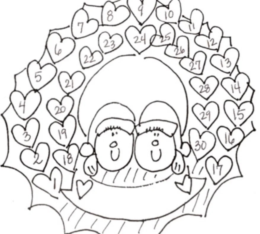 Heart Wreath (1-30 Names)