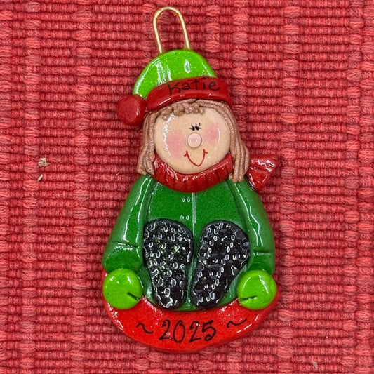 Sledding Girl