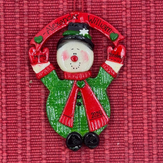 Snowman with Arch