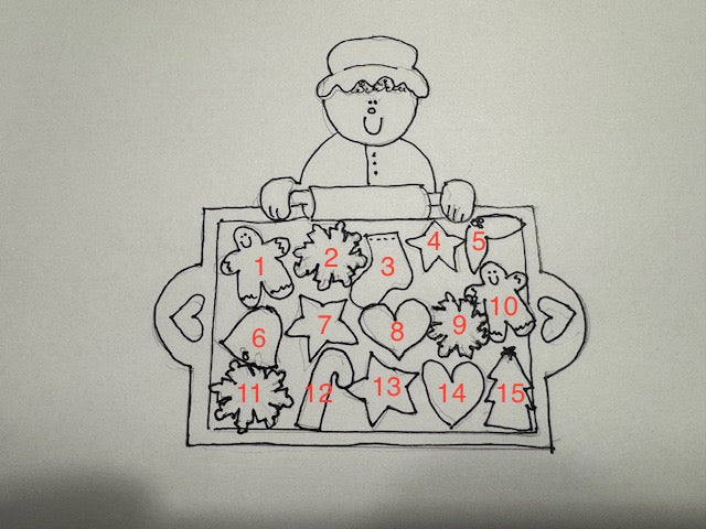 Grandma's Cookie Sheet (1-15 Names)