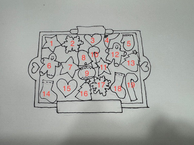 Cookie Sheet (1-19 Names)