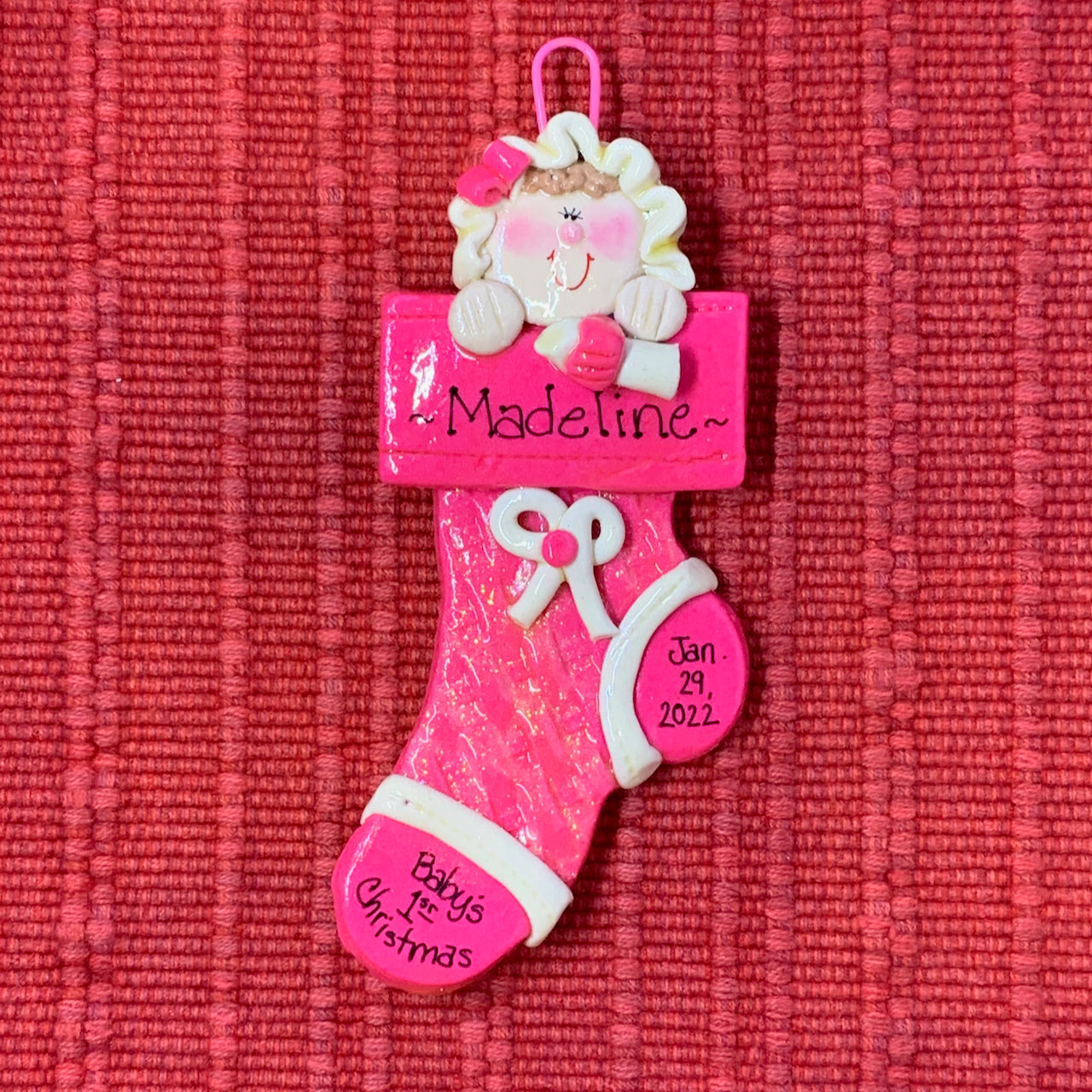 Pink Baby Stocking